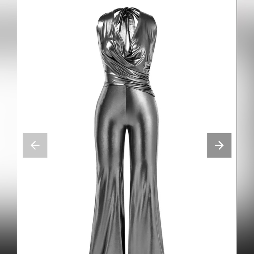 Women's Metallic Jumpsuit